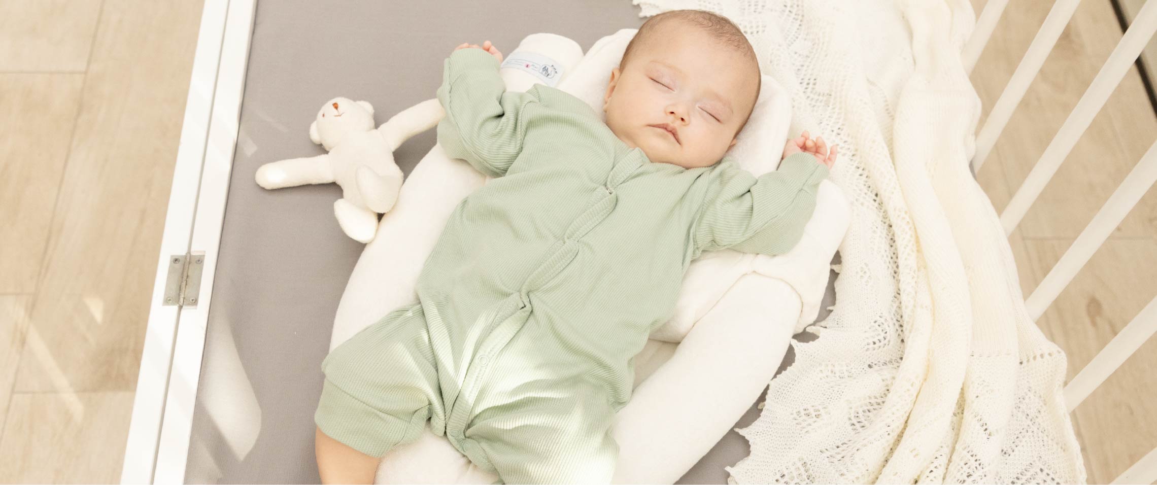 NidooBioでぐっすり眠る赤ちゃん